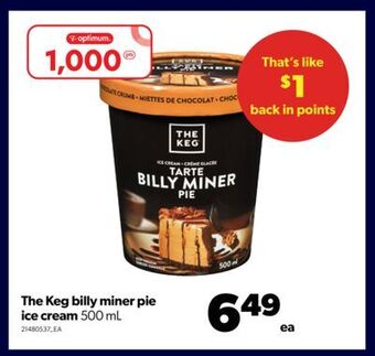 Real Canadian Superstore The keg billy miner pie ice cream, 500 ml offer
