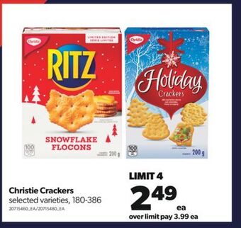 Real Canadian Superstore Christie crackers, 180-386 offer