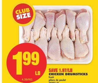 No Frills Chicken drumsticks offer