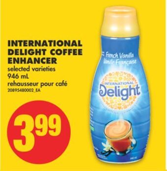 No Frills International delight coffee enhancer, 946 ml offer