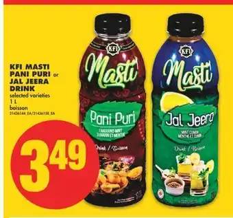 No Frills Kfi masti pani puri or jal jeera drink, 1 l offer