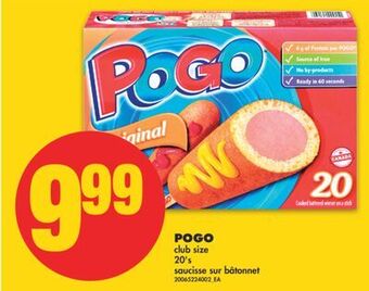 No Frills Pogo, 20's offer