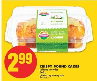 No Frills Crispy pound cakes, 368 g offer