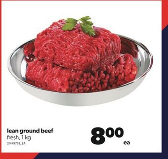 Real Canadian Superstore Lean ground beef, 1 kg offer