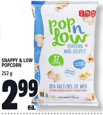 Metro Snappy & low popcorn offer