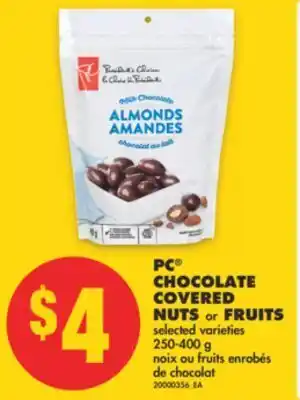No Frills Pc® chocolate covered, 250-400 g offer