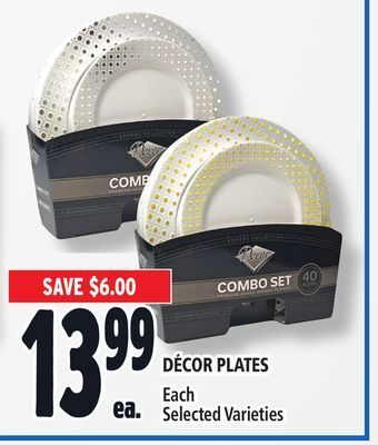 Metro Décor plates offer