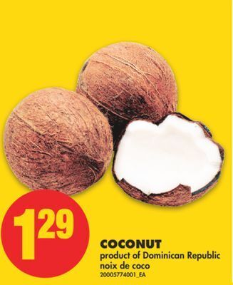 No Frills Coconut offer