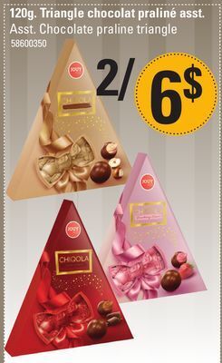 Sushi Shop Asst. chocolate praline triangle offer