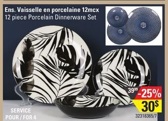 Sushi Shop 12 piece porcelain dinnerware set offer