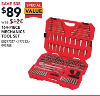 RONA Craftsman 164-piece mechanics tool set offer