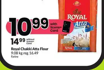 Chalo FreshCo Royal chakki atta flour 9.08 kg offer