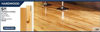 RONA Mono serra hardwood flooring 3/4" x 3-1/4" offer