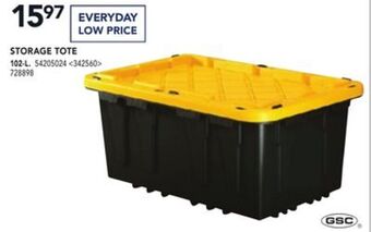RONA Gsc storage tote offer