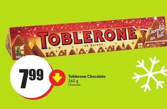 Chalo FreshCo Toblerone chocolate 360 g offer