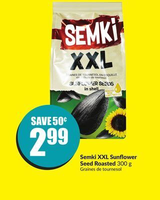 Chalo FreshCo Semki xxl sunflower seed roasted 300 g offer