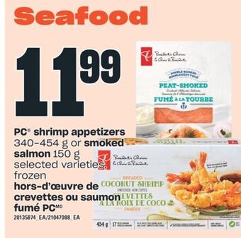 Valu-mart Hors-d'œuvre de crevettes ou saumon fumé pc offer