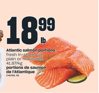 Valu-mart Portions de saumon de l'atlantique offer