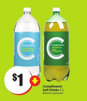 Chalo FreshCo Compliments soft drinks 2 l offer