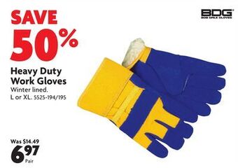 Home Hardware Heavy duty work gloves offer