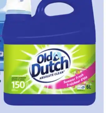 Giant Tiger Old dutch laundry detergent fabric softener offer