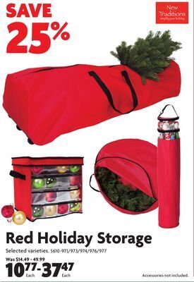 Home Hardware Red holiday storage offer