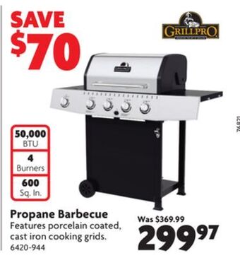 Home Hardware Propane barbecue offer