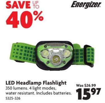 Home Hardware Led headlamp flashlight offer