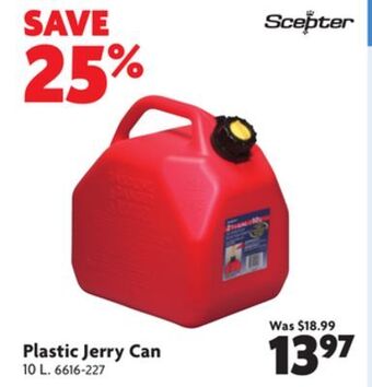 Home Hardware Plastic jerry can offer