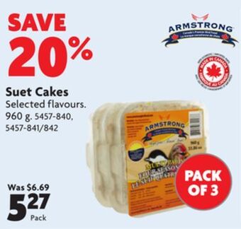 Home Hardware Suet cakes offer