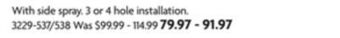 Home Hardware Adler kitchen faucet offer