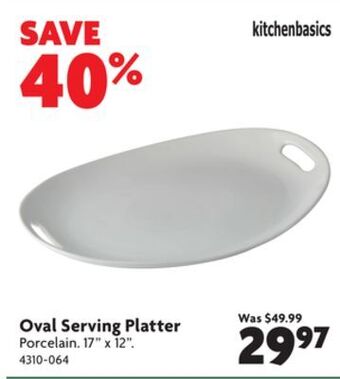 Home Hardware Oval serving platter offer