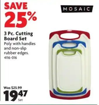 Home Hardware 3 pc. cutting board set offer