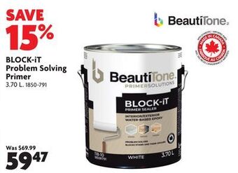 Home Hardware Block-it problem solving primer offer