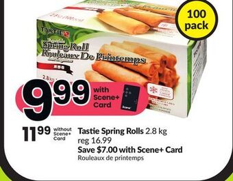 FreshCo Tastie spring rolls 2.8 kg offer