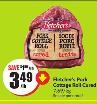 FreshCo Fletcher's pork cottage roll cured 7.69/kg offer