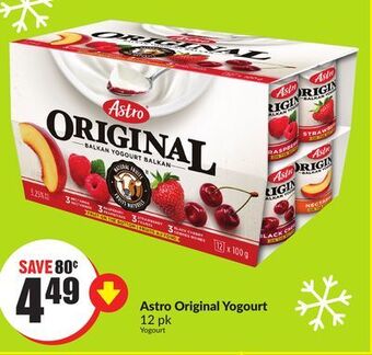 FreshCo Astro original yogurt 12 pk offer