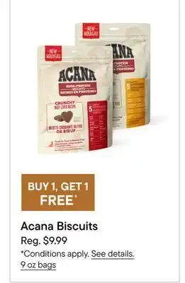 Petvalu Acana biscuits offer