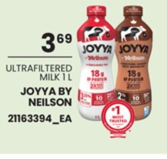 Zehrs Markets Joyya by neilson ultrafiltered milk, 1 l offer