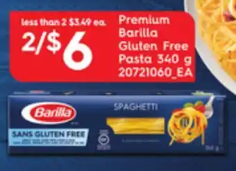 Zehrs Markets Premium barilla gluten free pasta, 340 g offer