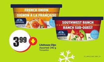 FreshCo Litehouse dips assorted 340 g offer