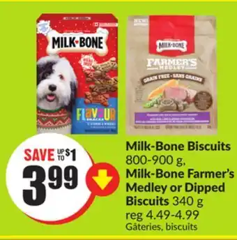FreshCo Milk-bone biscuits 800-900 g, milk-bone farmer's offer