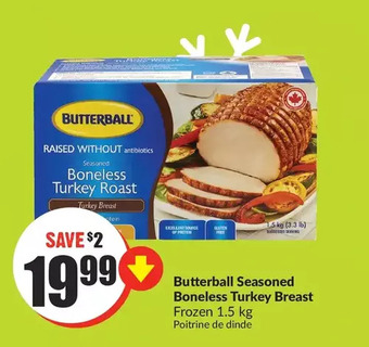 FreshCo Butterball seasoned boneless turkey breast offer