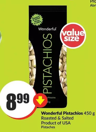 FreshCo Wonderful pistachios offer