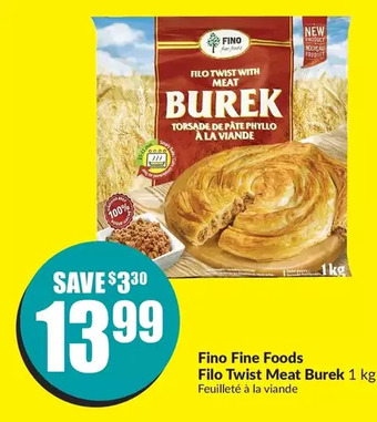 FreshCo Fino fine foods filo twist meat burek offer