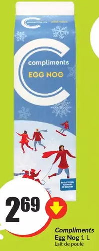 FreshCo Compliments egg nog offer
