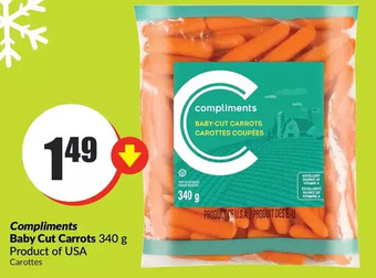 FreshCo Compliments baby cut carrots offer