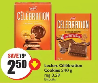 FreshCo Leclerc célébration cookies offer