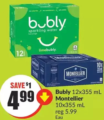 FreshCo Bubly | montellier offer