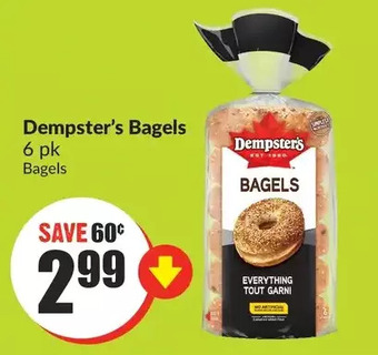 FreshCo Dempster's bagels offer